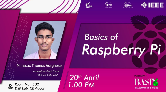 Read more about the article BASIX – Session 4 (Basics of Raspberry Pi)