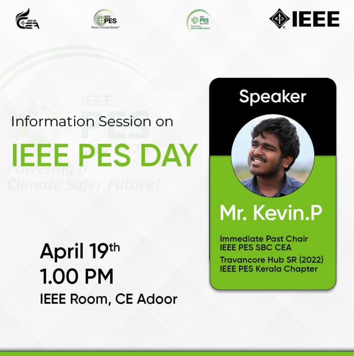 Read more about the article Information Session on IEEE PES Day